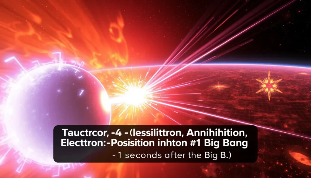 Featured image for How Did Electron-Positron Annihilation Shape the Early Universe? — Early Universe