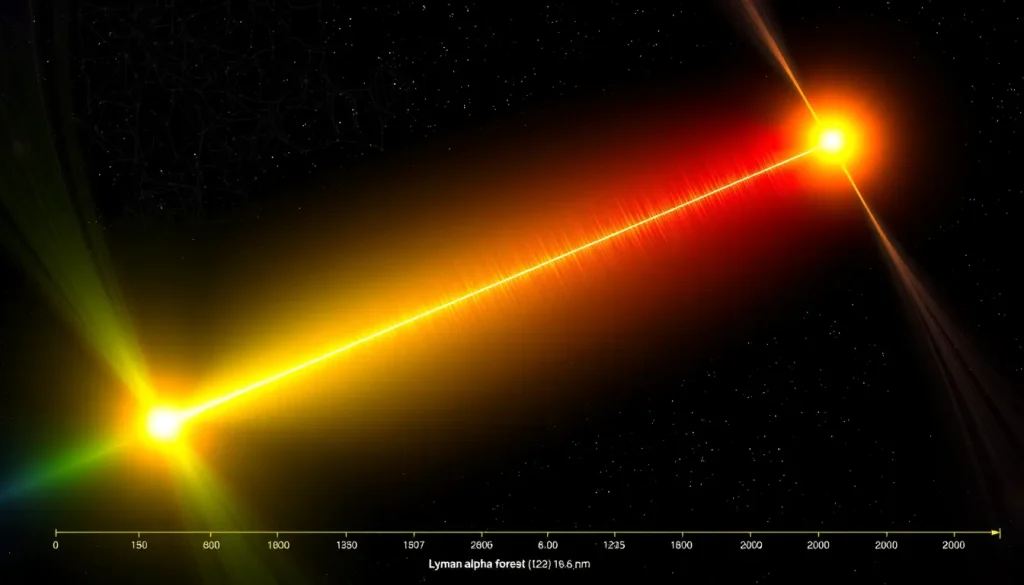 Featured image for What Is the Lyman-Alpha Forest? Probing the Intergalactic Medium — Evidence & Observations